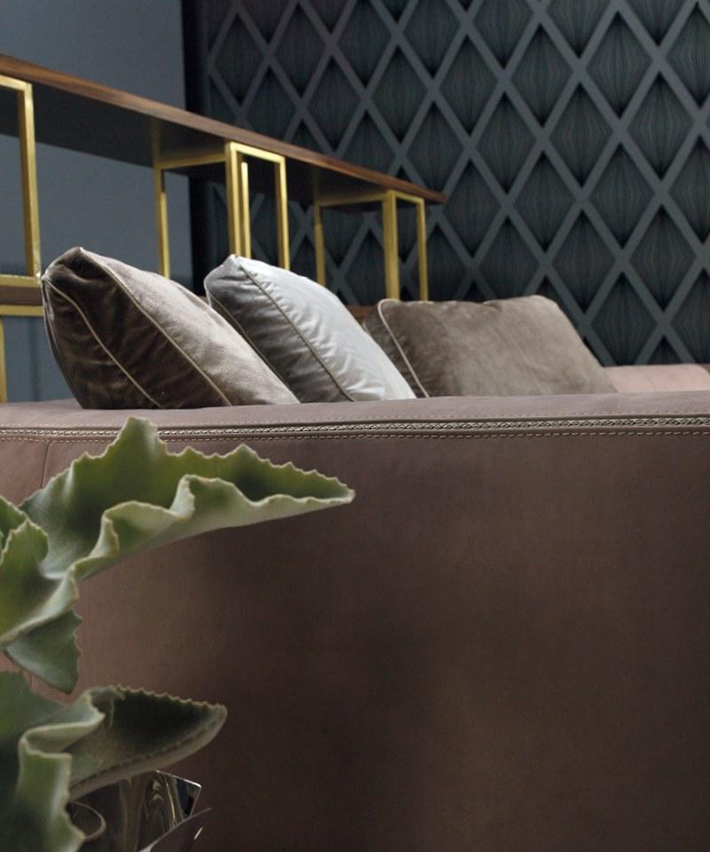 Borzalino Изогнутый модульный кожаный диван Franklin sun-id-1484701 - Вид №4