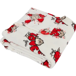 Плед Teddy Love 150x200 см фланель цвет белый