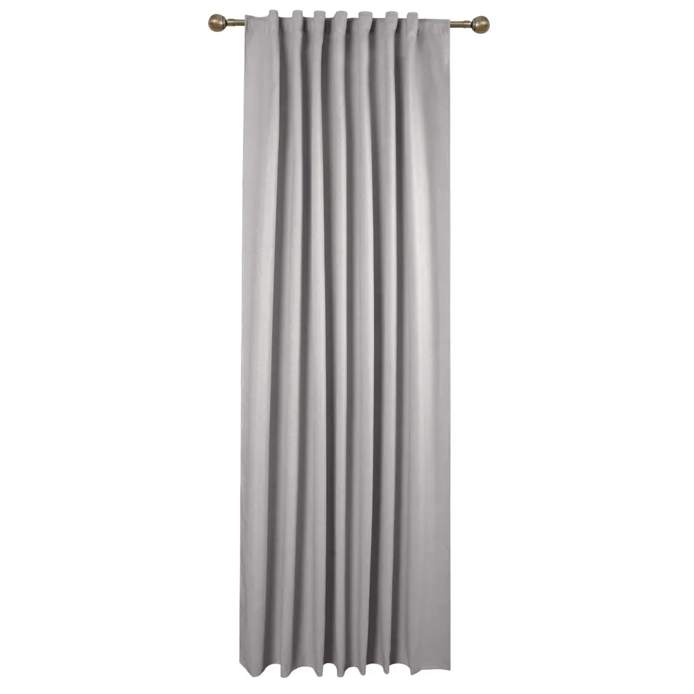 KREAFORTA Teora — штора на ленте с невидимыми петлями, серый 200x280 см 89405482 STLM-1577587 - Вид №1