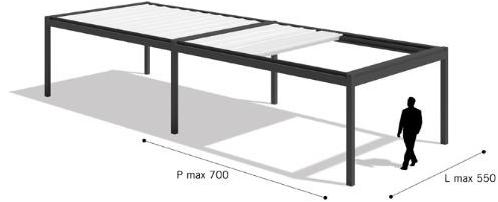 PRATIC F.lli ORIOLI Пристенная пергола из алюминия Pergole sun-id-1383972 - Вид №7