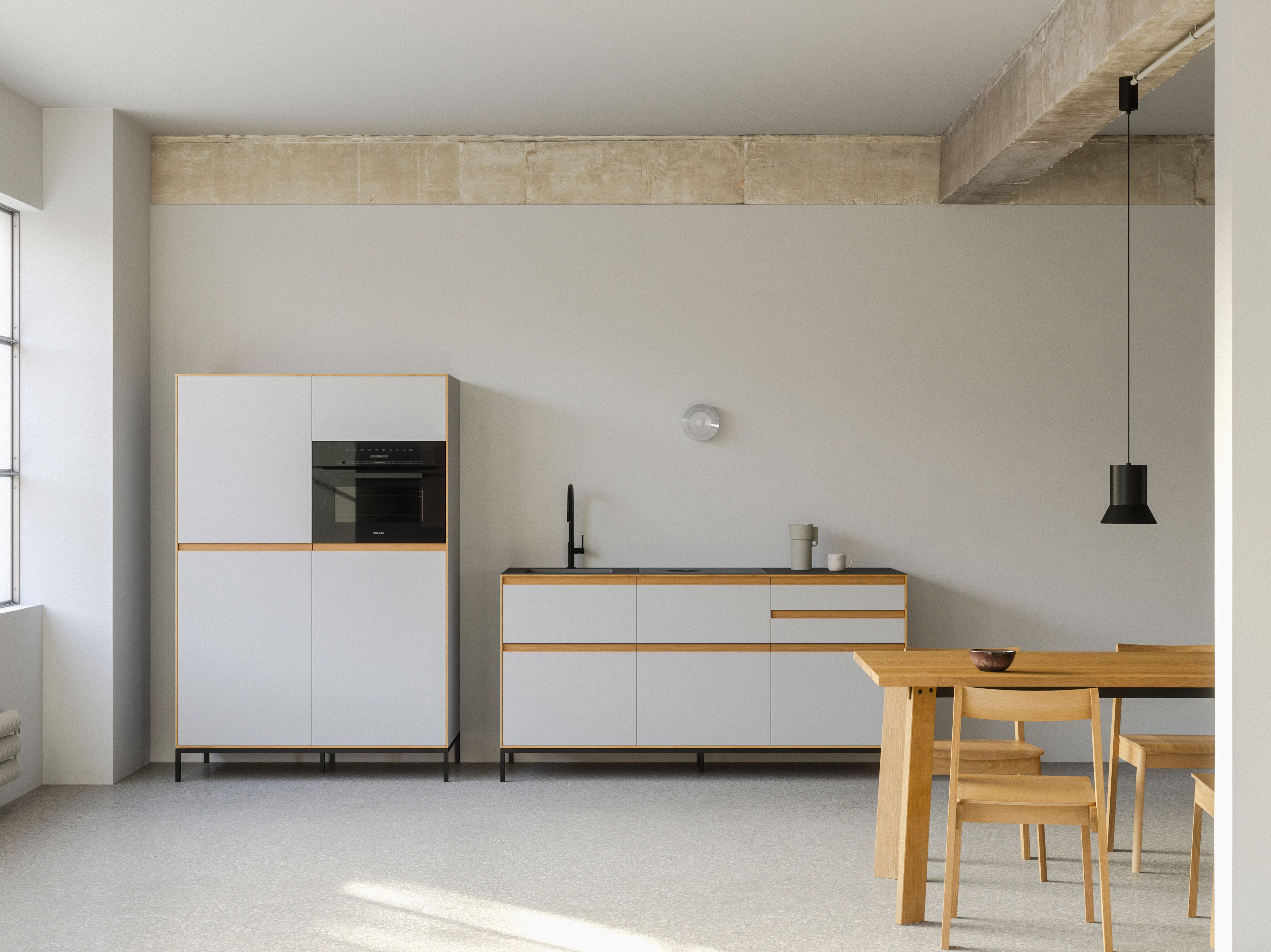 Встроенная кухня Neuvermoebelt TINY KITCHEN "OFFICE" ARCH-00025760 - Вид №1