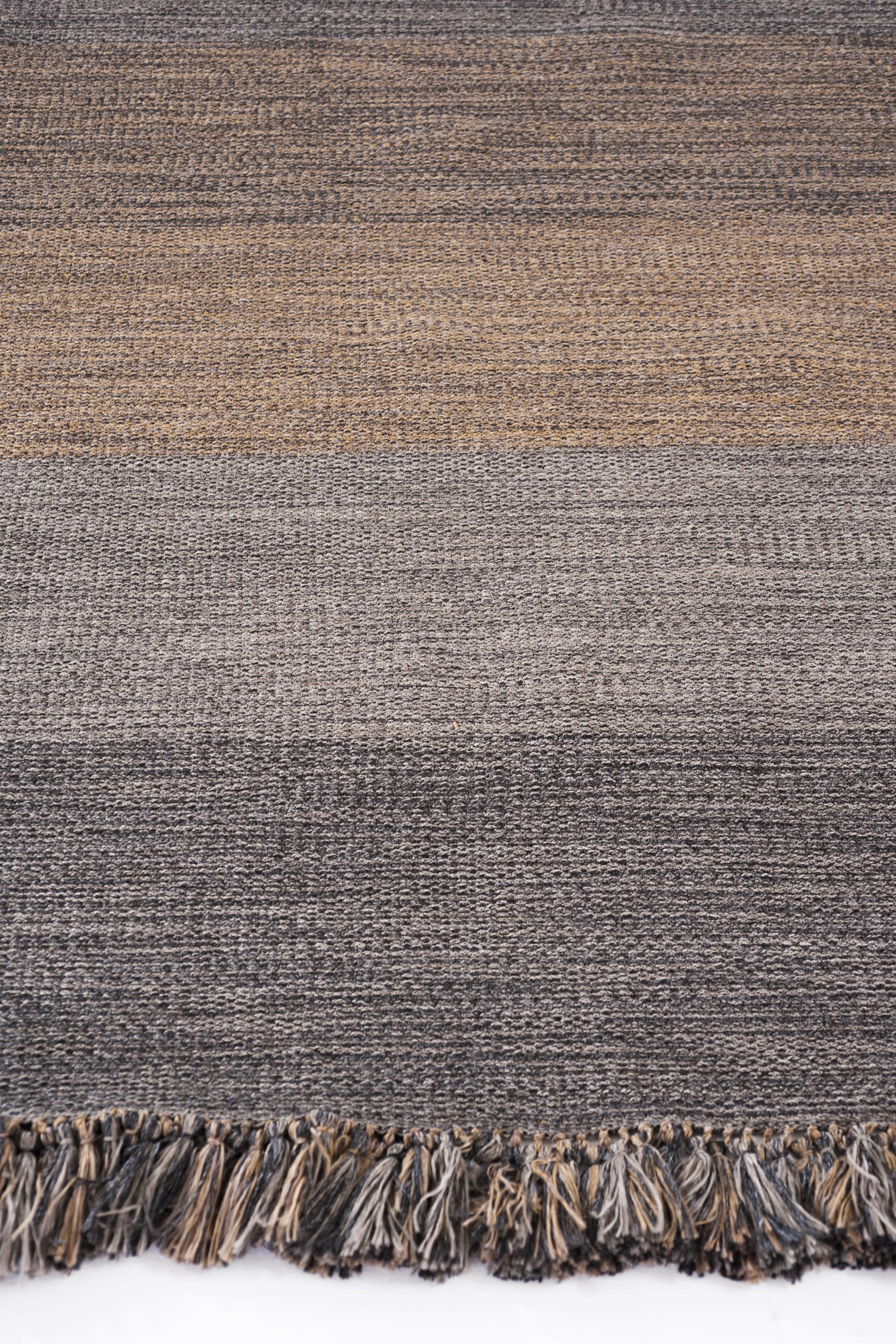 Полосатый прямоугольный ковер ручной работы RODA Tint ARCH-00080865 - Вид №1