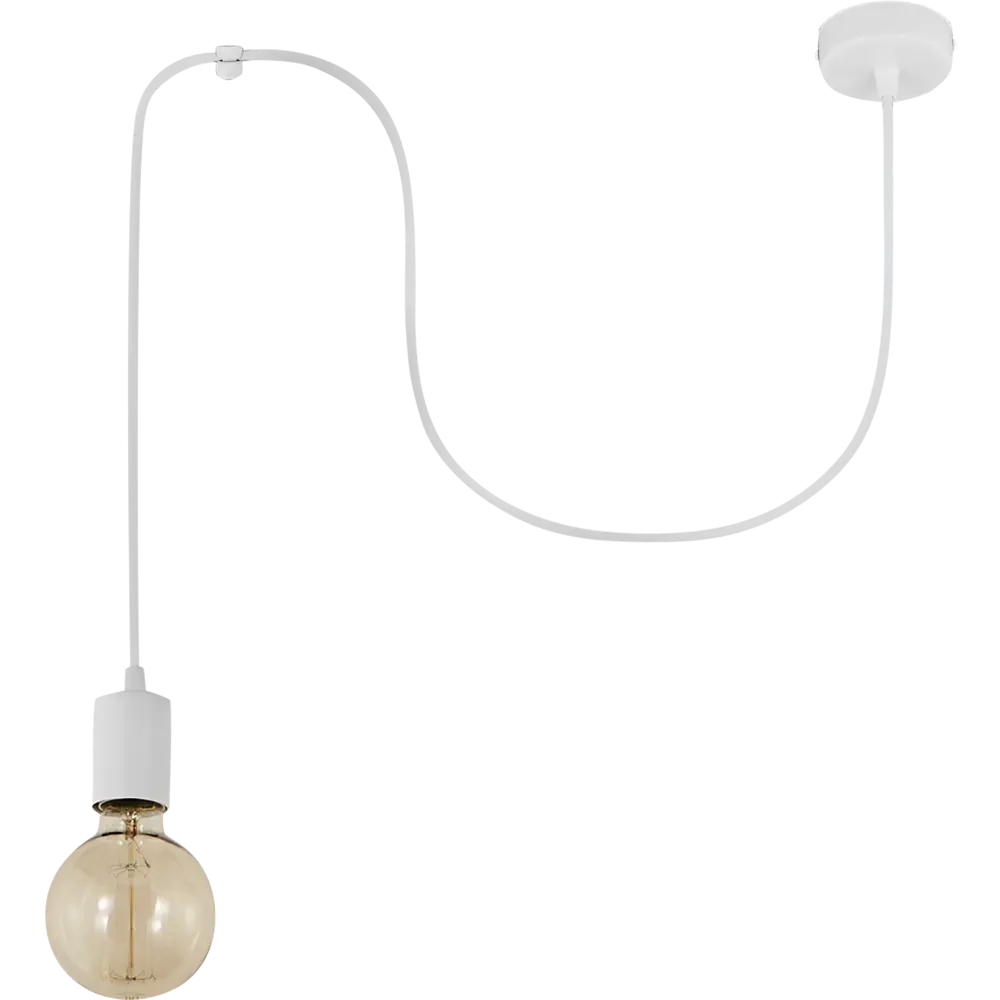 Подвесной светильник Vitaluce Паук 1 лампа 3м² Е27 цвет белый матовый STLM-2190004