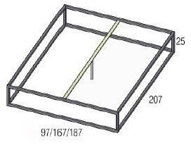XAM Стальная двуспальная кровать Asha sun-id-1483385 - Вид №6