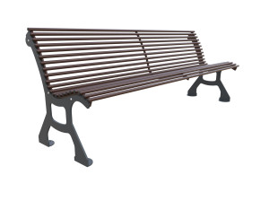 Скамья со спинкой