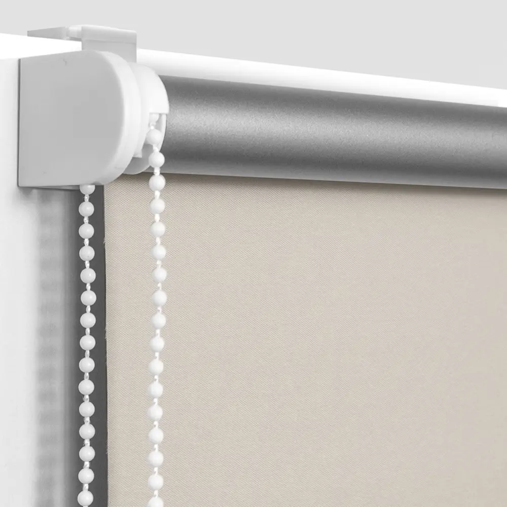 Штора рулонная блэкаут Эскар 60x160 см светло-бежевая Moon 6 BLACKOUT STLM-2073678 - Вид №1