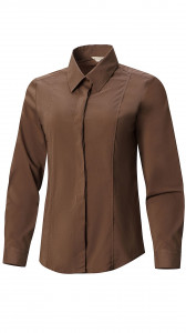 62509 Рубашка женская  chocolate El-Risto  Корпоративная одежда  размер 40 (XS)