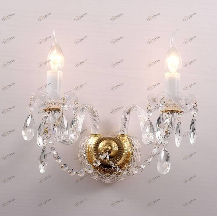 Бра Favourite Simone 1736-2W FAVOURITE СВЕЧА 077638 Прозрачный;серебро 