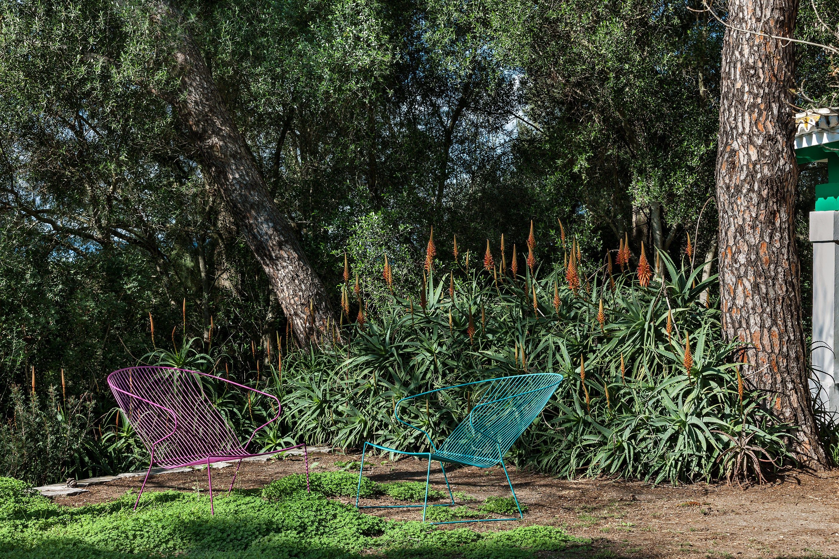 Стальной штабелируемый садовый стул с подлокотниками iSimar Bolonia ARCH-00080085 - Вид №9