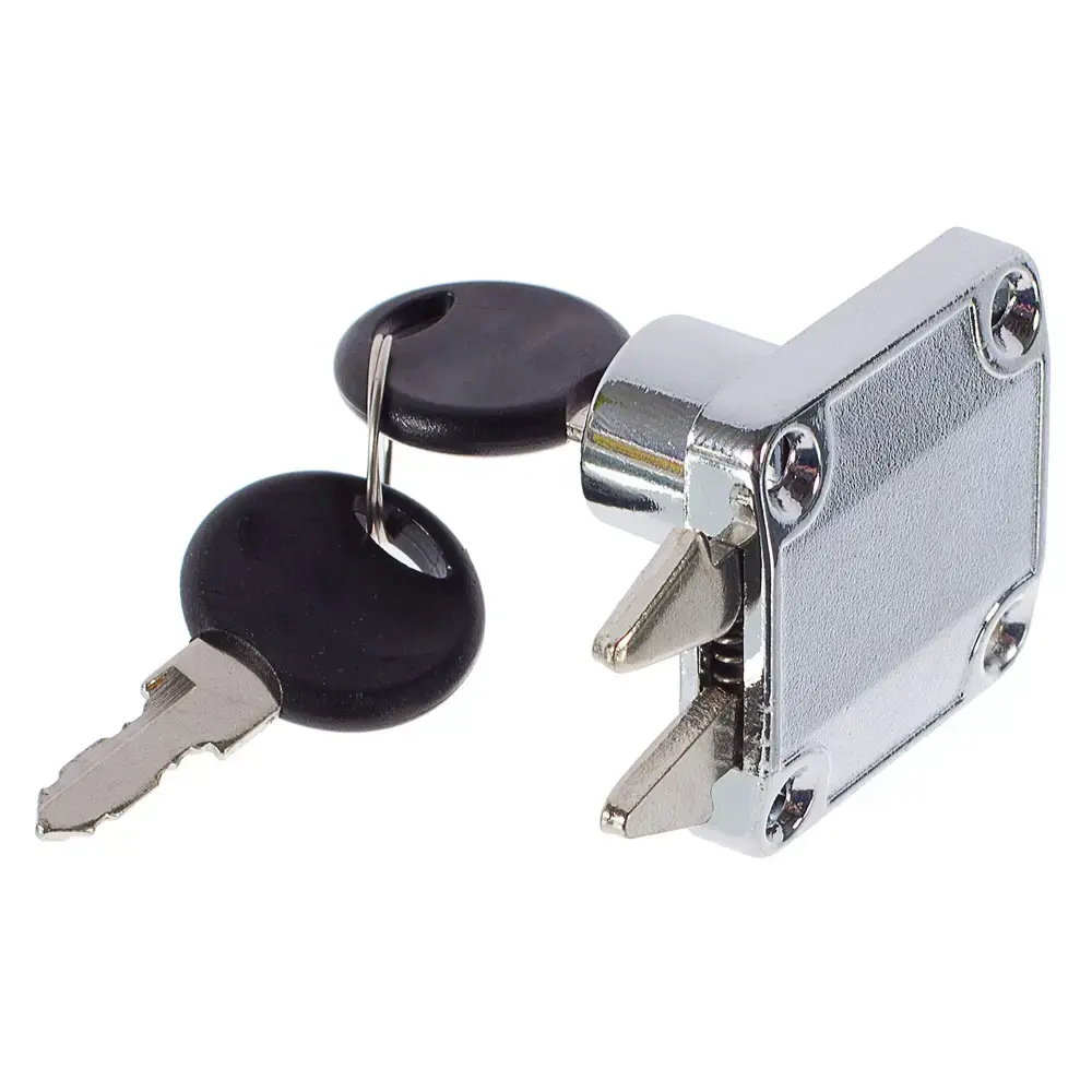 Замок врезной мебельный 19x22 мм хром 2 шт Santreyd STLM-2088348