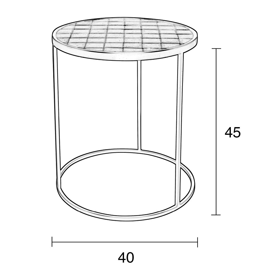 Столик Glazed, зеленый Zuiver 2300128 - Вид №4
