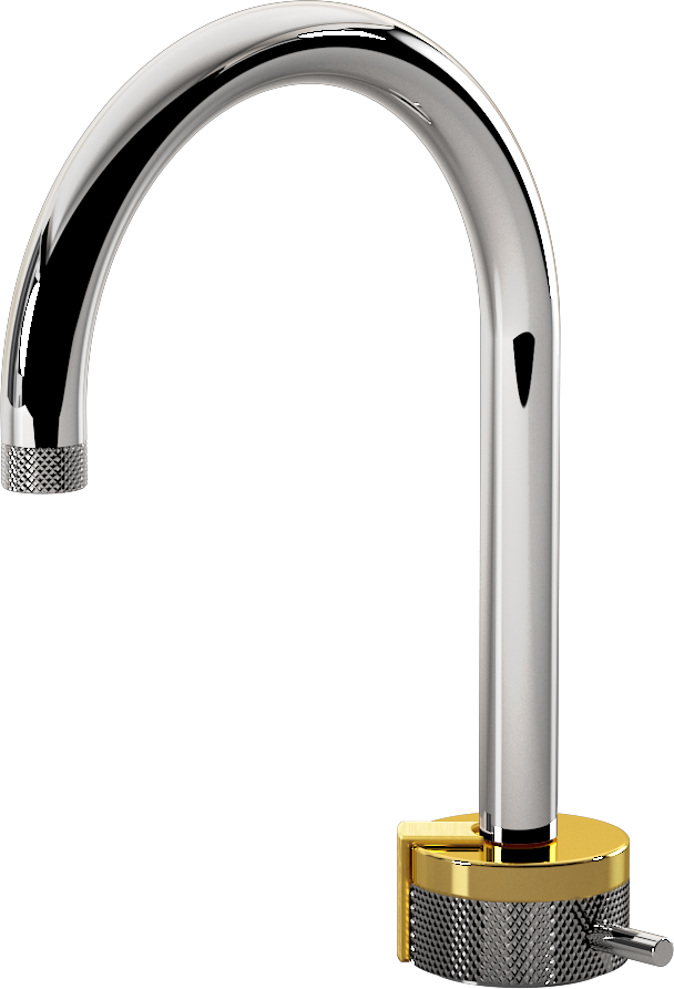 E-11502-R1AU-L2BAU-PC Однорычажный прогрессивный смеситель для раковины - излив 16см GRAFF MOD+