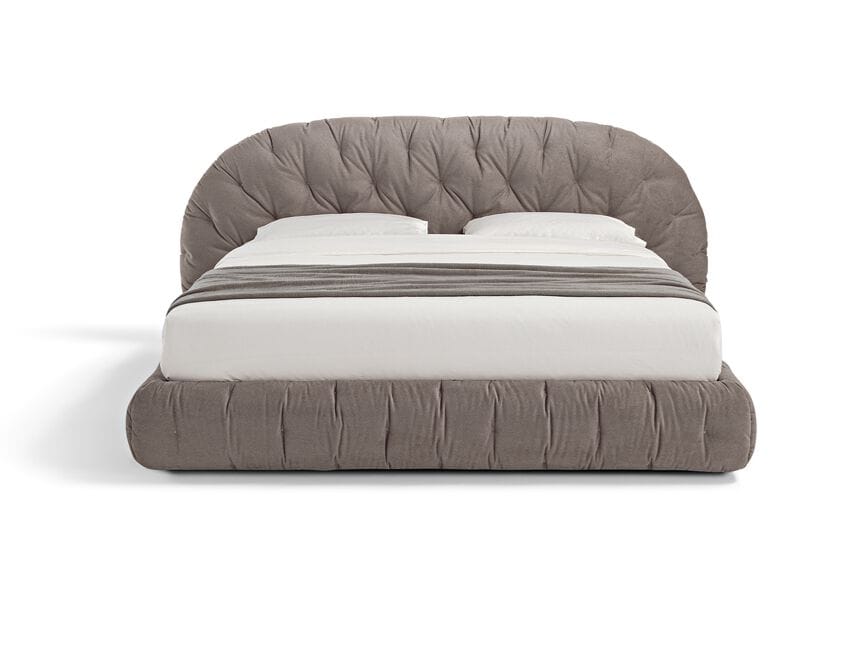 Двуспальная кровать с тканевой обивкой и спинным изголовьем Max Divani Globo ARCH-00150643 - Вид №1