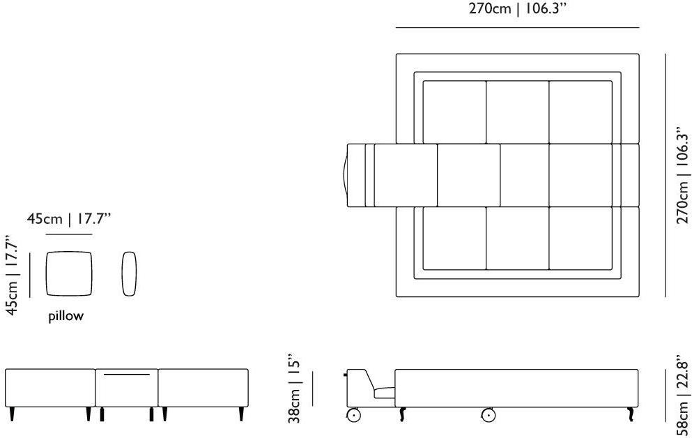 moooi Модульный диван из dacron® sun-id-1423444 - Вид №12