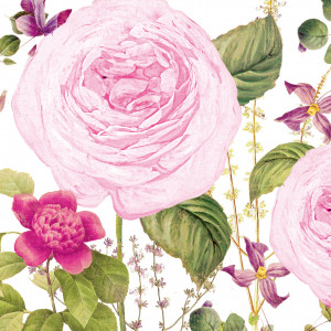 1251919 Салфетка бумажная 3-слойная 25х25 см (упаковка 20 шт) PPD PAPER PRODUCT DESIGN