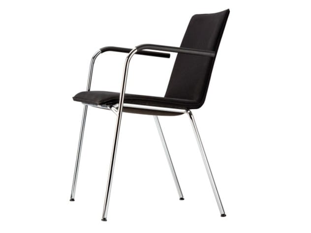 Мягкий штабелируемый стул с подлокотниками THONET S 160 ARCH-00103986