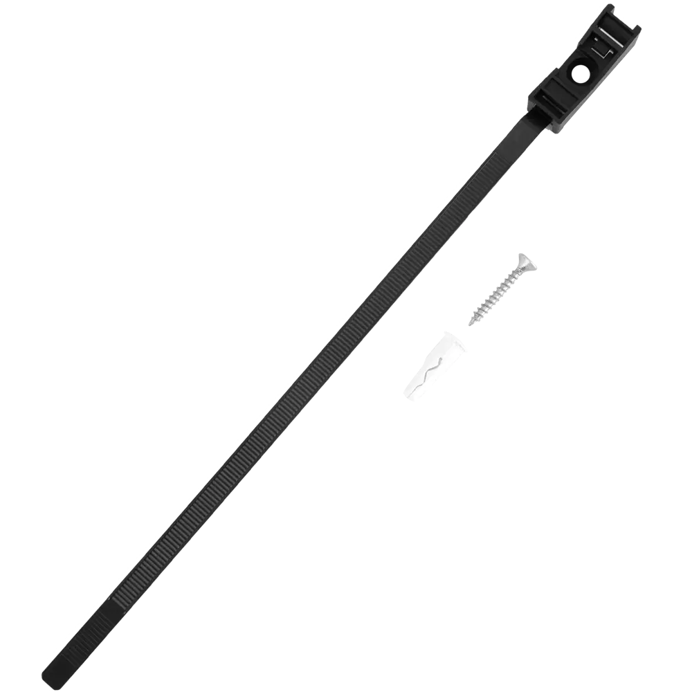 Хомут для труб и кабелей 32-63 мм цвет чёрный, 10 шт ЕВРОПАРТНЕР STLM-2114070