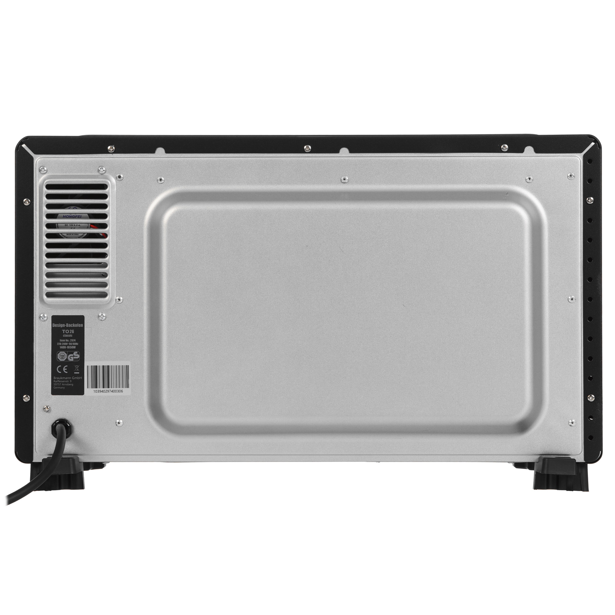 9908383 Мини-печь CASO TO 26 classic черный STDN-0127017 - Вид №6