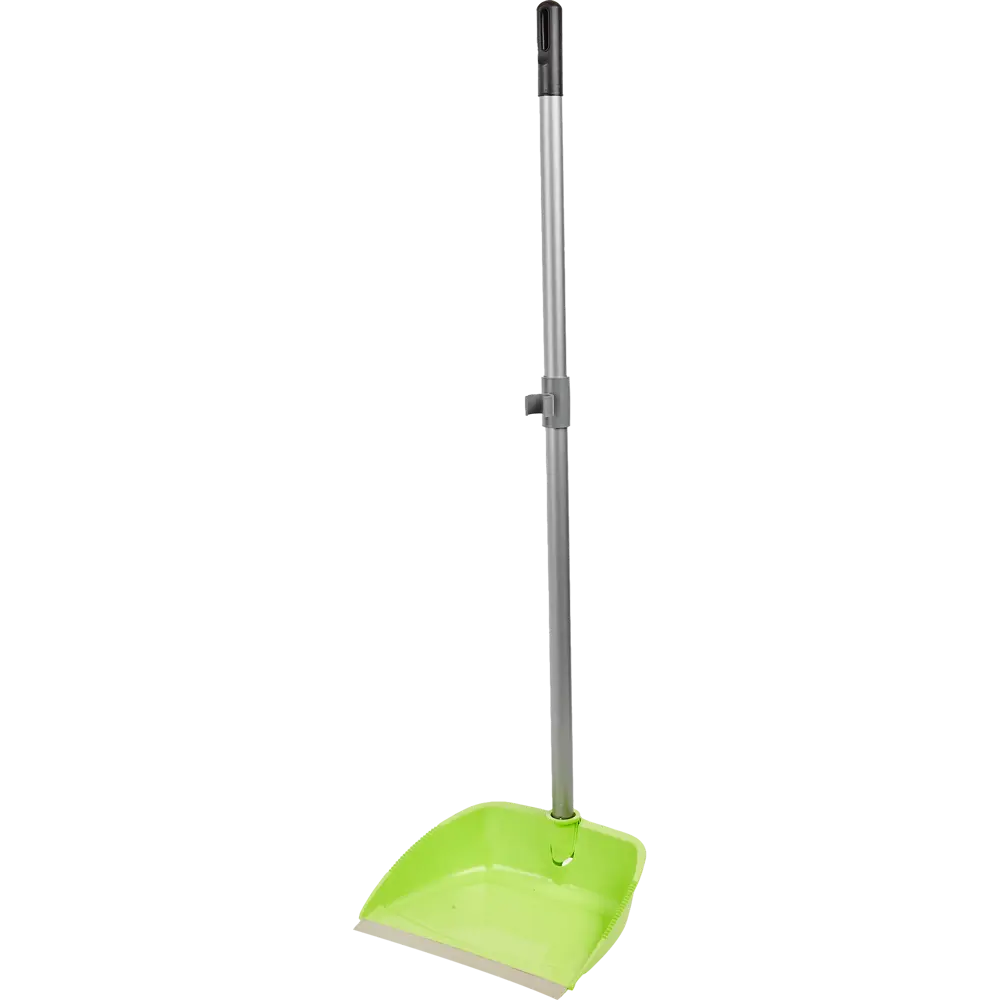 Щетка с совком Inloran Ленивка с ручкой 80 см цвет салатовый STLM-2108084 - Вид №1