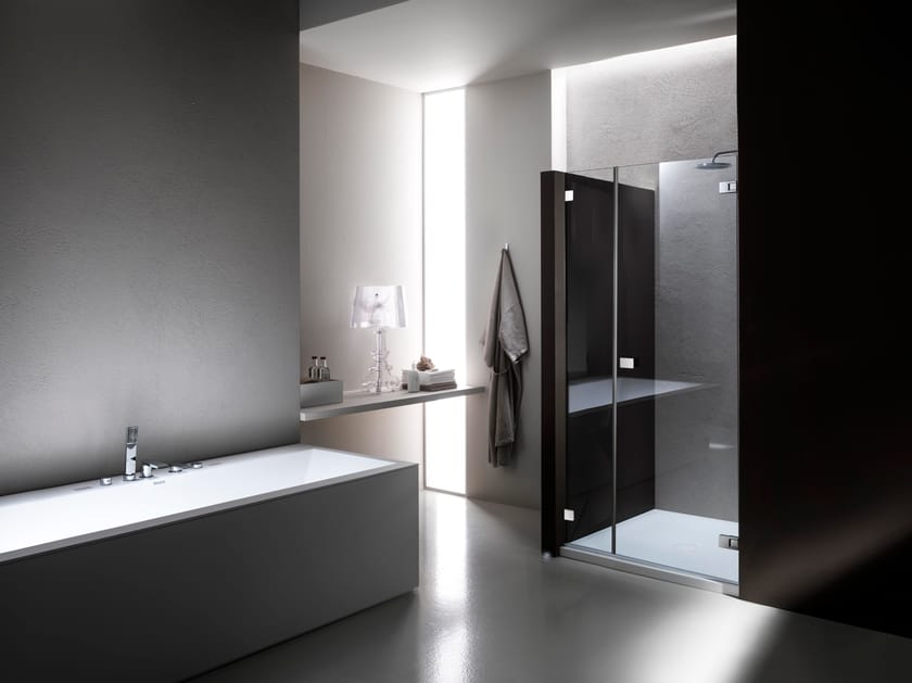 Стеклянная ниша душевая кабина с распашной дверью Provex Industrie X-Line ARCH-00028360