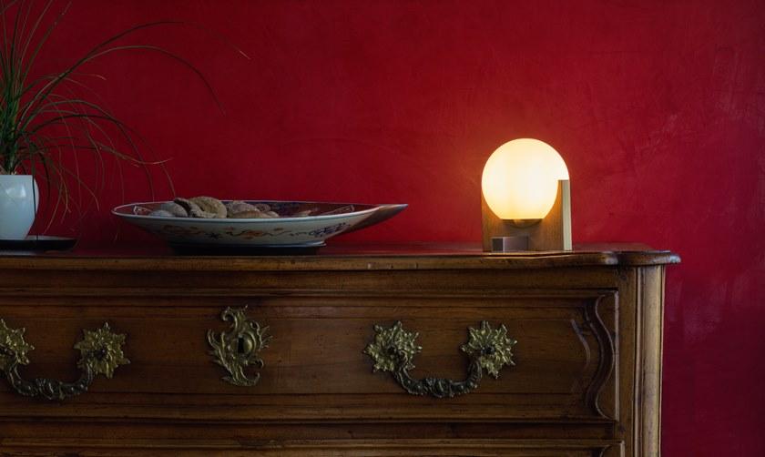 Pascal & Philippe Настольная лампа из опалового стекла на деревянном основании Juliette sun-id-1422038 - Вид №6