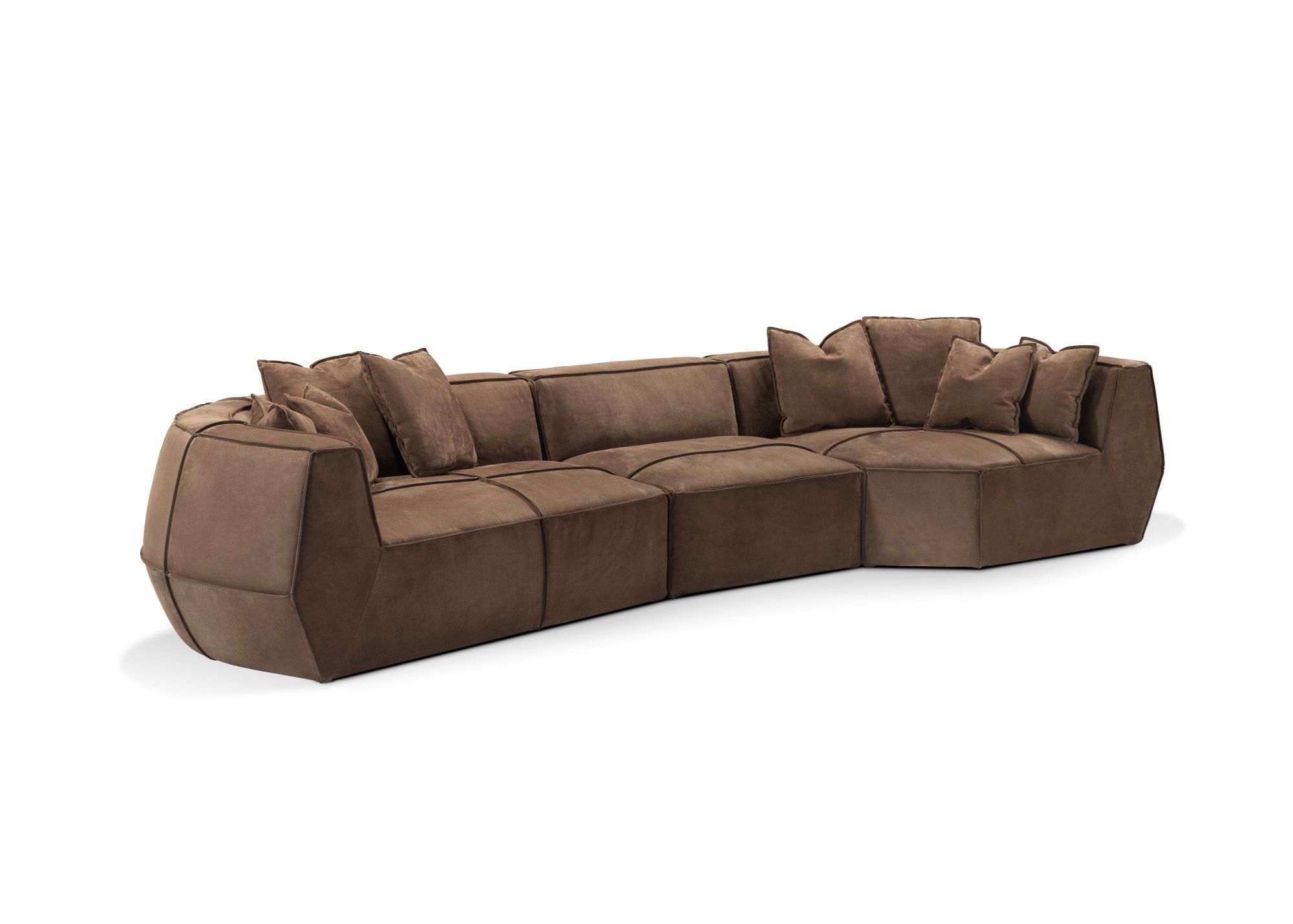 Кожаный изогнутый диван GHIDINI1961 Infinito ARCH-00089399 - Вид №22