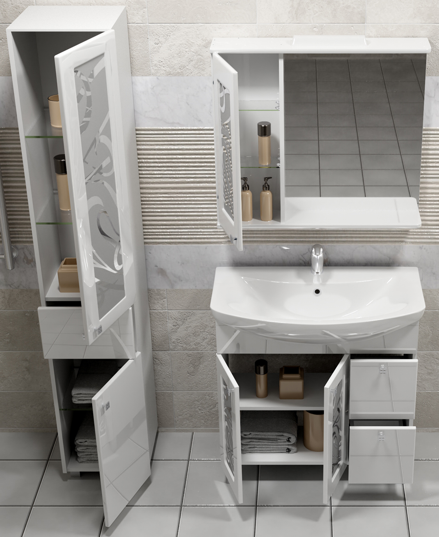 Тумба Provans 800 (Балтика)800⨉470⨉840 мм белый Santreyd sun-id-665197 - Вид №2