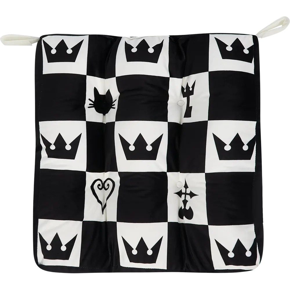 Подушка на стул King 40х40 см цвет черно-белый SEASONS STLM-2136448