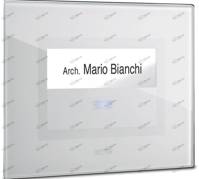 AVE Кнопка дверного звонка Touch luxury 44pvtc88bl