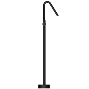 D412-N Напольный смеситель для ванны и душа, черный матовый duten