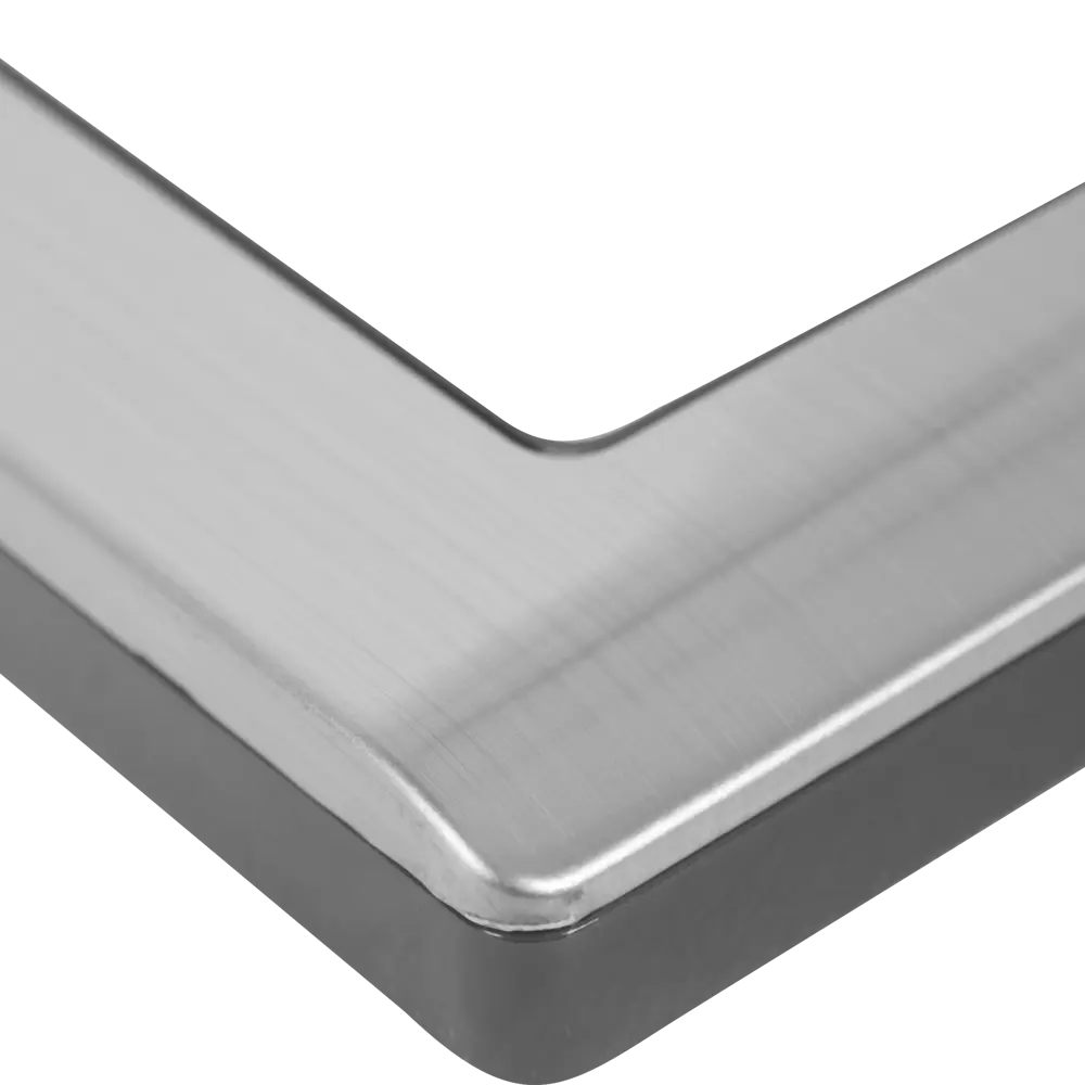 Рамка для розеток и выключателей Werkel Metallic 3 поста металл цвет глянцевый никель STLM-2141800 - Вид №2