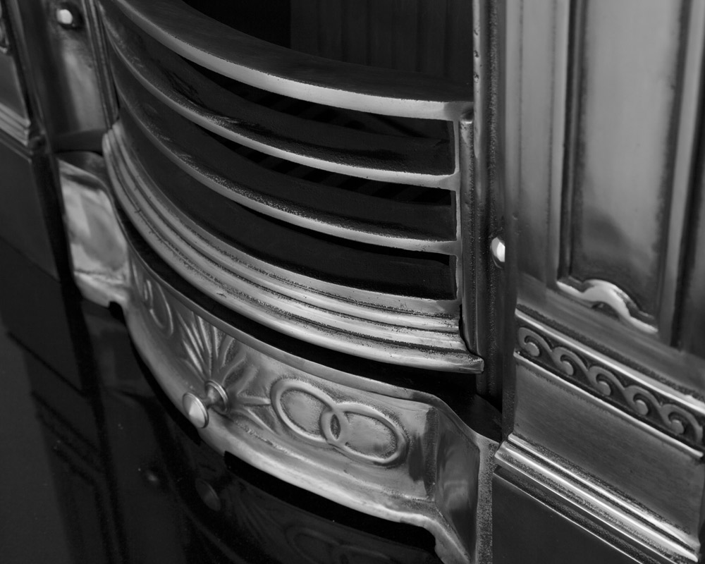 RX500 Небольшой комбинированный камин из чугуна в викторианском стиле Сarronheating  - Вид №4