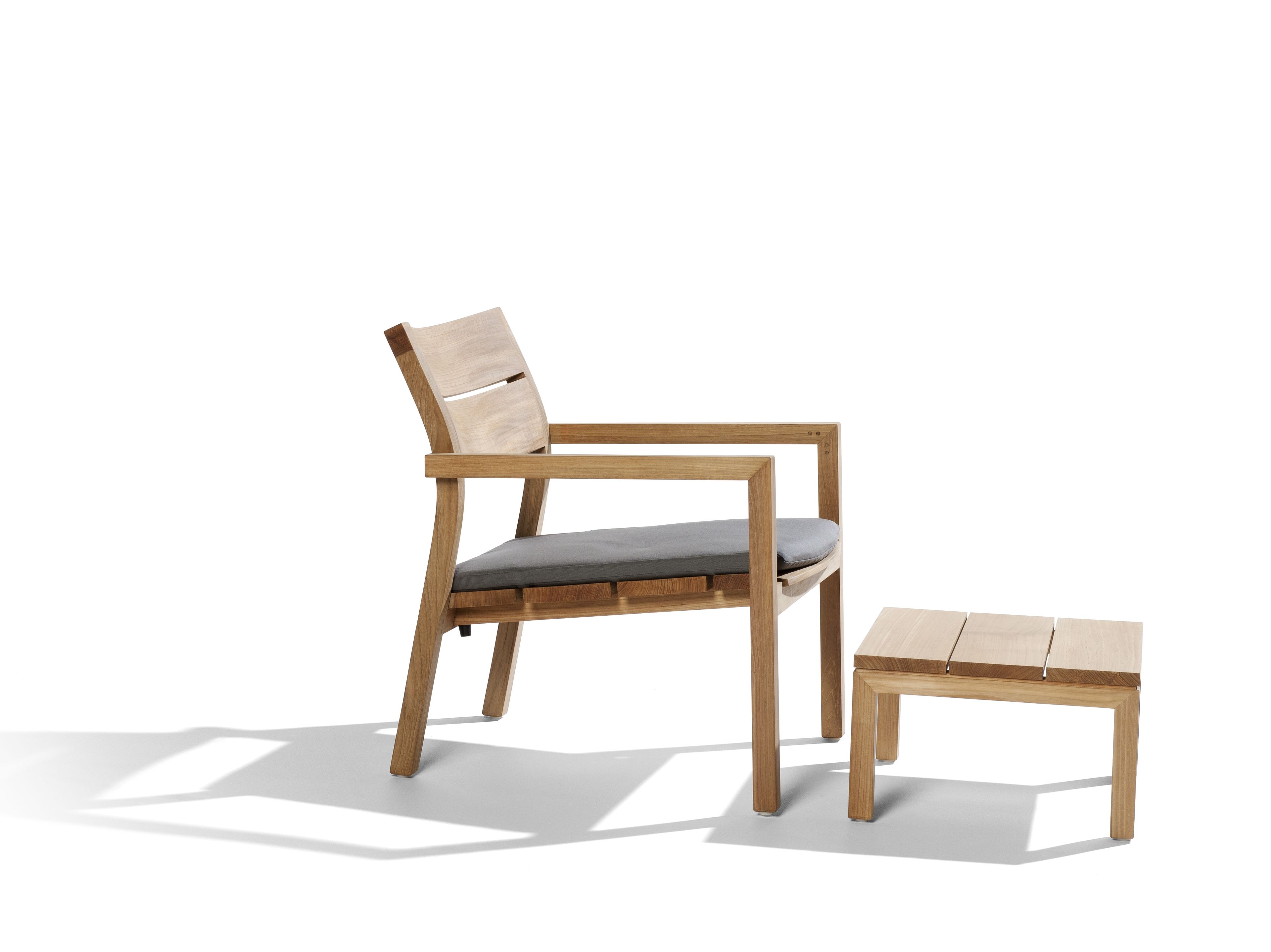 Садовое кресло из тикового дерева с подлокотниками TRIBÙ Kos ARCH-00056192 - Вид №1