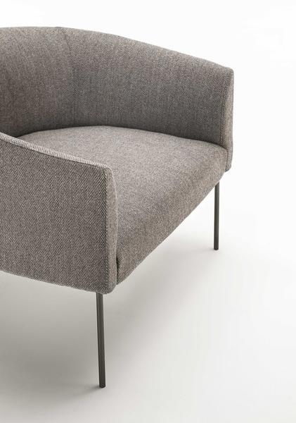 Living Divani Кресло из ткани со съемным чехлом с подлокотниками Era sun-id-1501295 - Вид №2