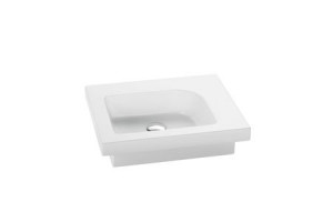 LI51 Подвесная раковина настенная прямоугольная Neroceramica  белая