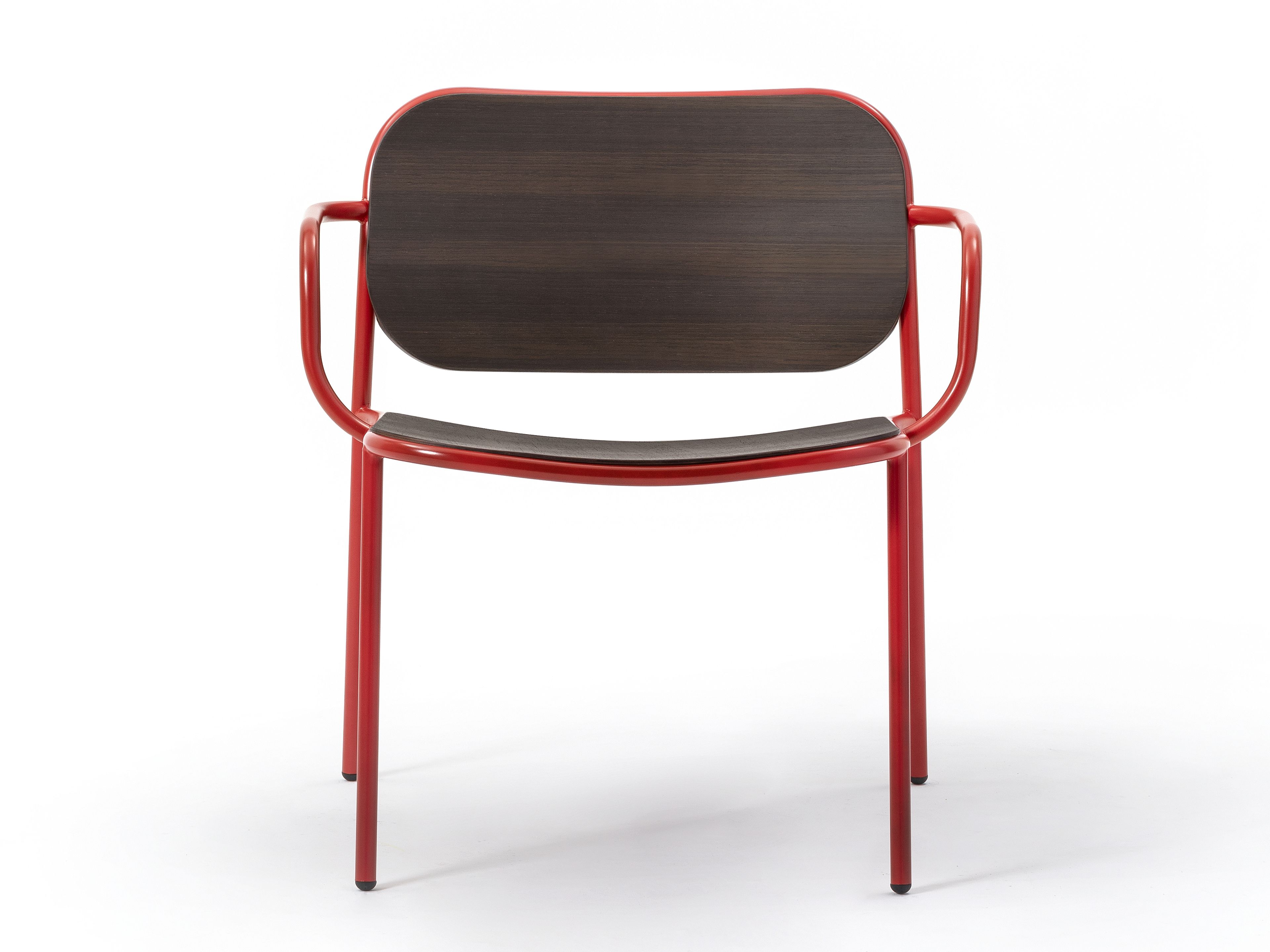 Деревянный штабелируемый стул с подлокотниками TrabA' Metis ARCH-00147027