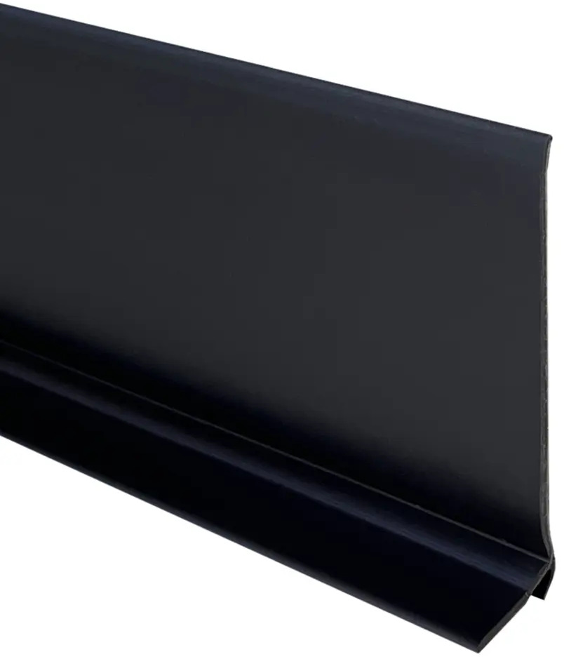 91213603 Плинтус гибкий Flex Центурион черный 3000x15x50 мм STLM-0519669