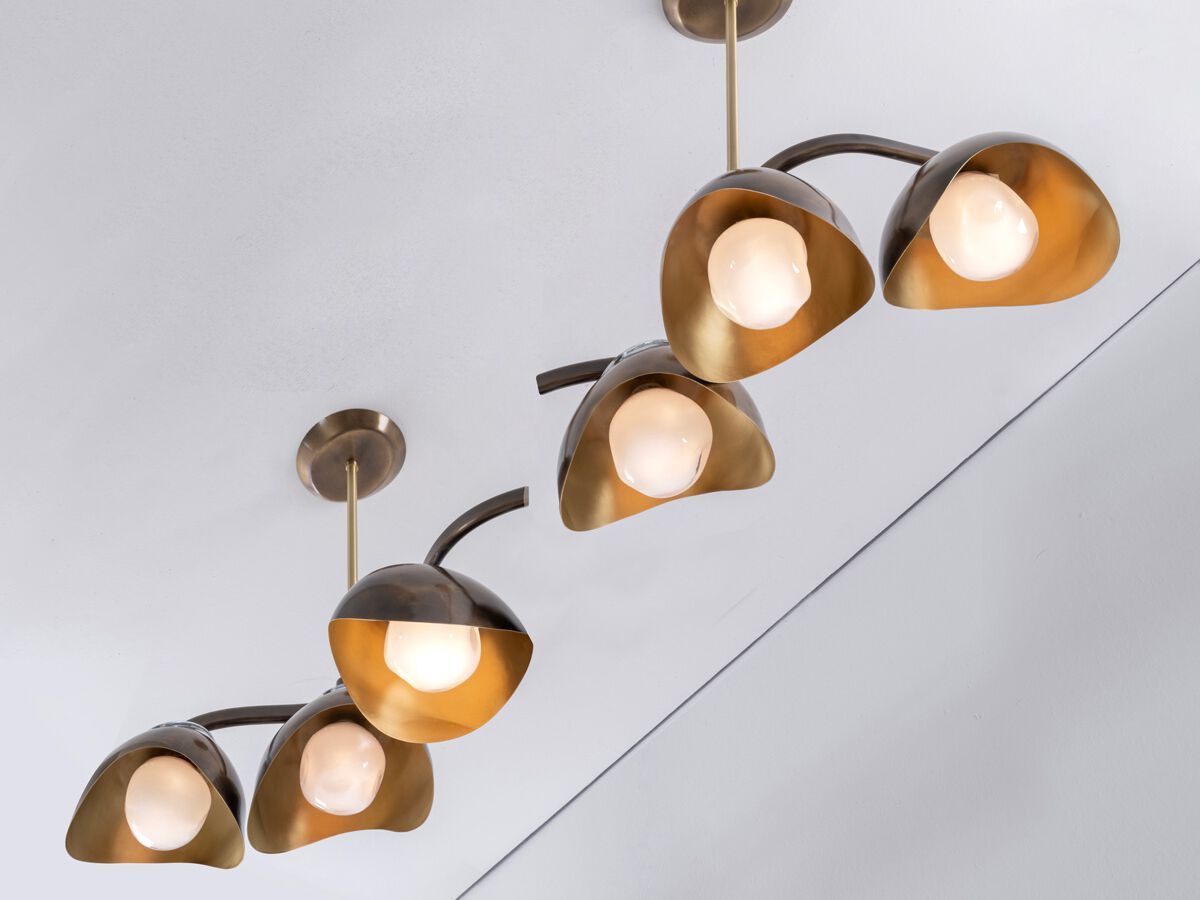 Металлический потолочный светильник GASPARE ASARO SERPENTE TRE ARCH-00091500 - Вид №1