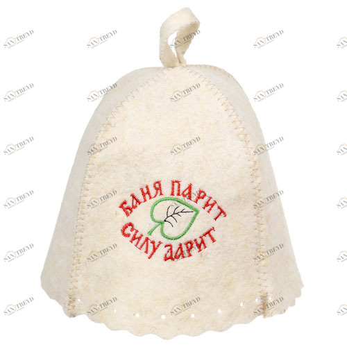 Hot Pot Шапка "Баня парит, силу дарит" 5161