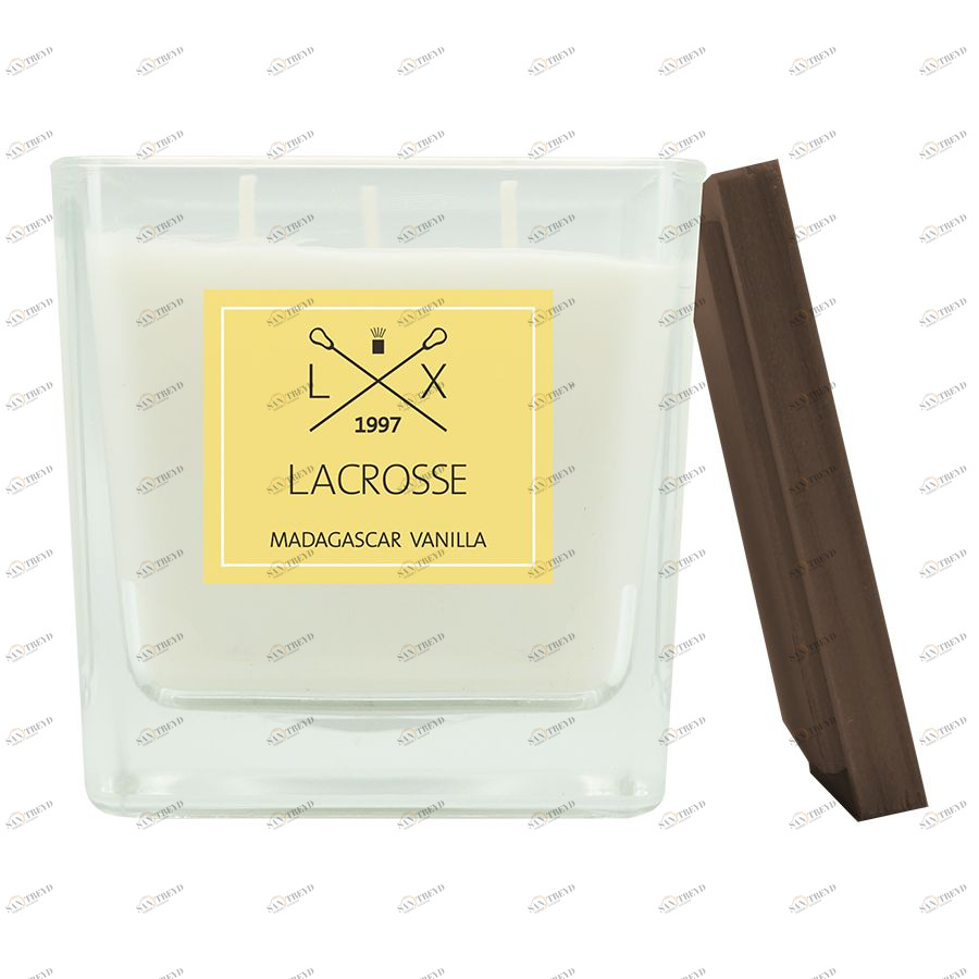 Свеча ароматическая в стекле "Мадагаскарская ваниль" 10*10 см Ambientair VV090VNLC