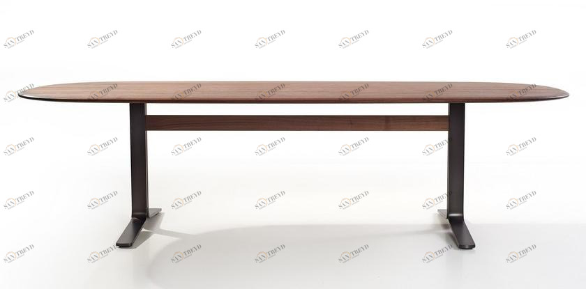 more Овальный обеденный стол из дерева Mount sun-id-1402288