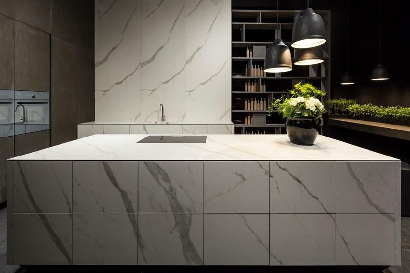 RIFRA Кухня с открыванием push-pull с островом Kube sun-id-1444871 - Вид №14