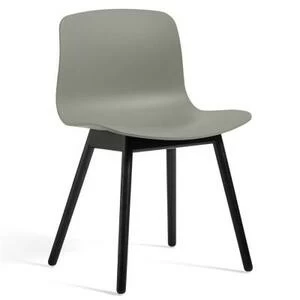 Стул AAC12, темно-зеленый с черными ножками