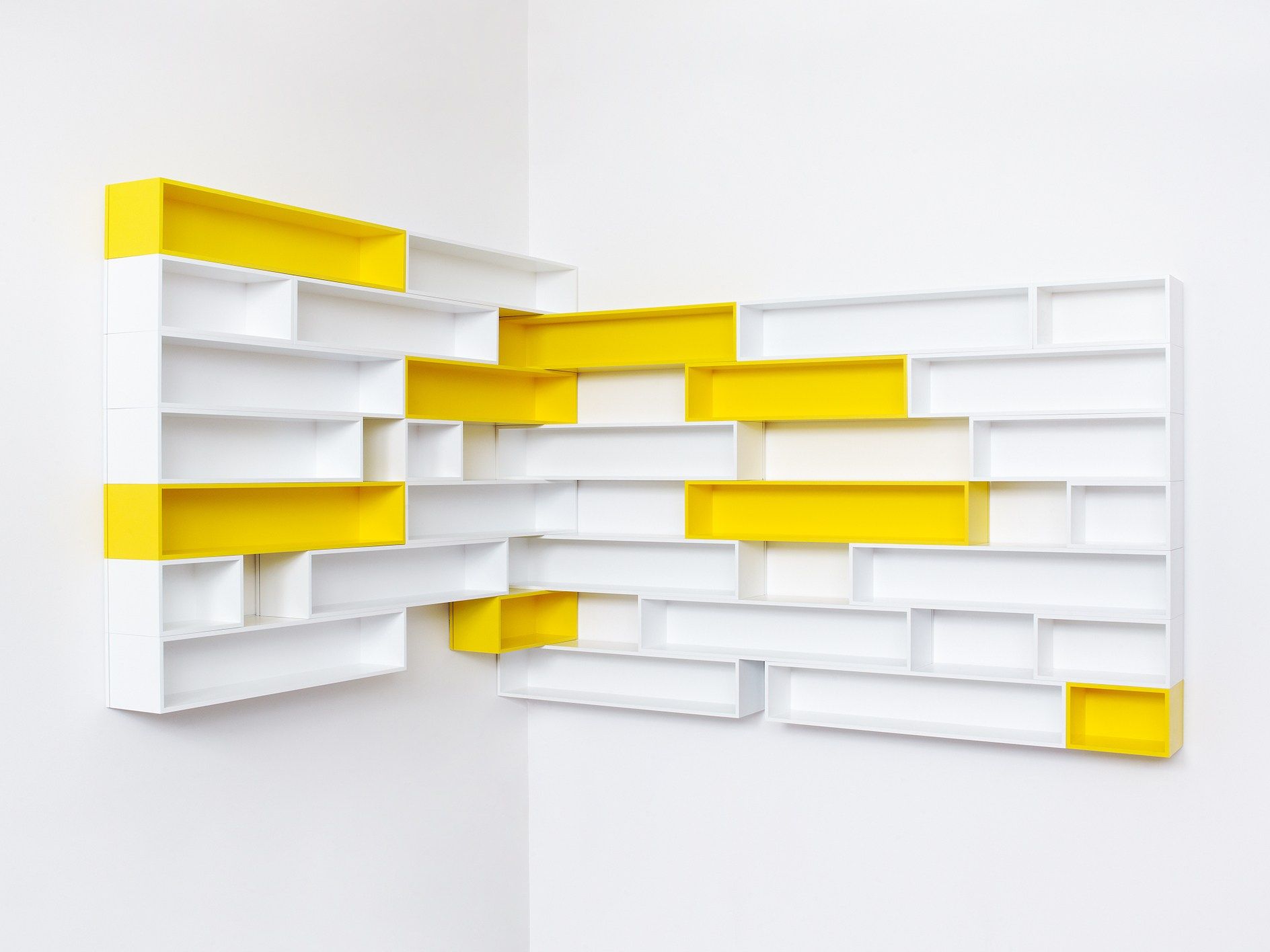 Угловой настенный книжный шкаф Cubit by Mymito ARCH-00081645