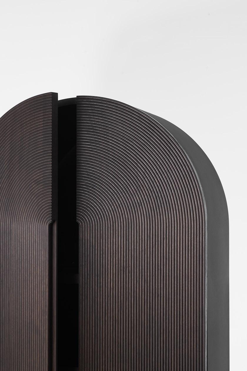 Milla & Milli Барный шкаф из массива дерева со встроенной подсветкой Waves sun-id-1445265 - Вид №6