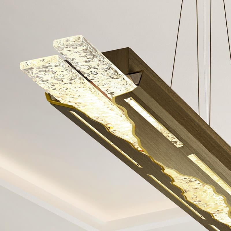Стальной и стеклянный светодиодный подвесной светильник Patrizia Volpato Flow ARCH-00047877 - Вид №2