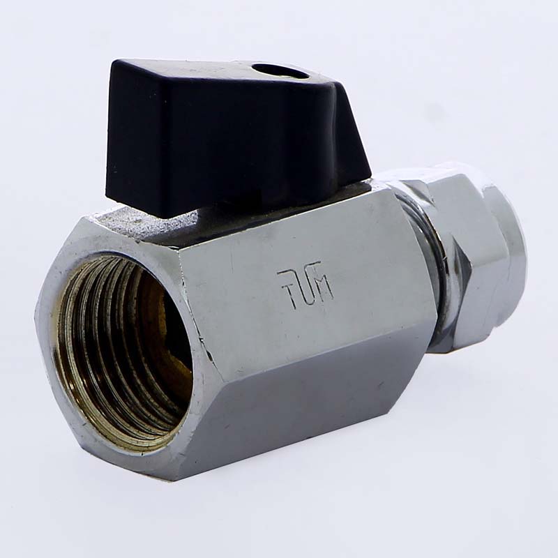 Кран мини обжим-В флажок TIEMME 12x1/2" 2900034 - Вид №4