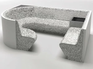 La Veneta Forme Скамейка для турецкой бани в eps