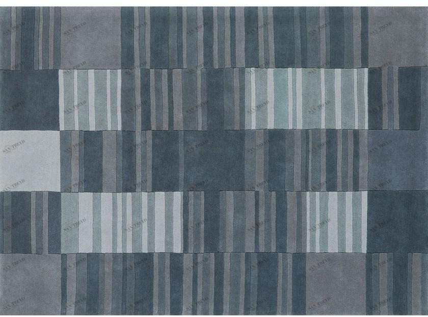 NOW Carpets Шерстяной коврик с геометрическими мотивами sun-id-1358238