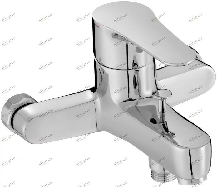 E16031-4-CP Однорычажный смеситель для ванны/душа, без крепежей Jacobdelafon JULY Santreyd